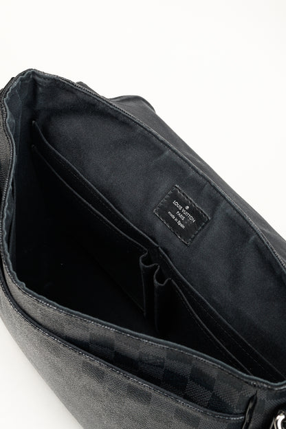 Louis Vuitton Graphite Damier District MM Cross Body Bag