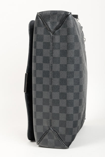 Louis Vuitton Graphite Damier District MM Cross Body Bag