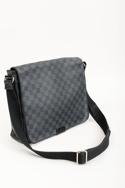 Louis Vuitton Graphite Damier District MM Cross Body Bag