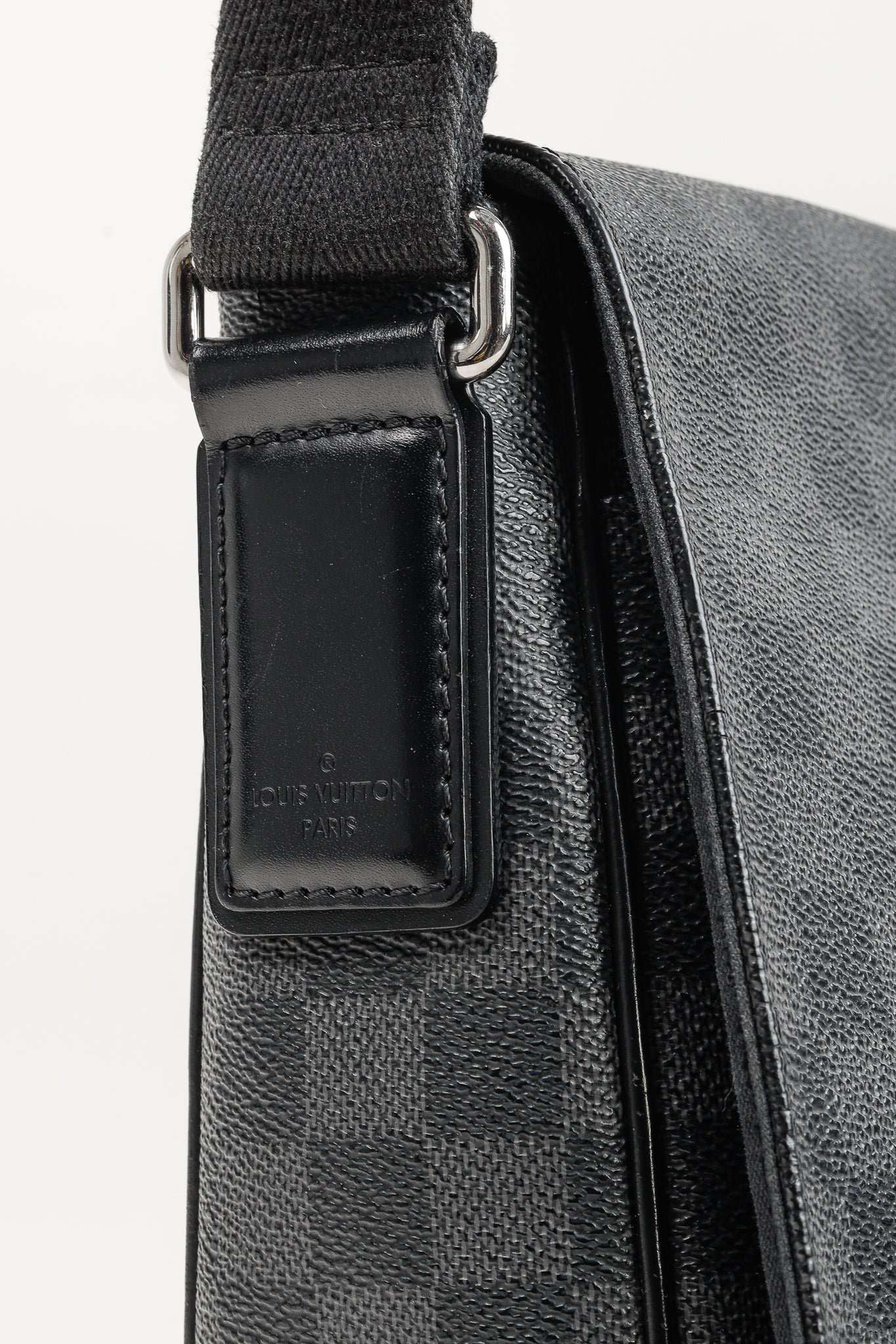 Louis Vuitton Graphite Damier District MM Cross Body Bag