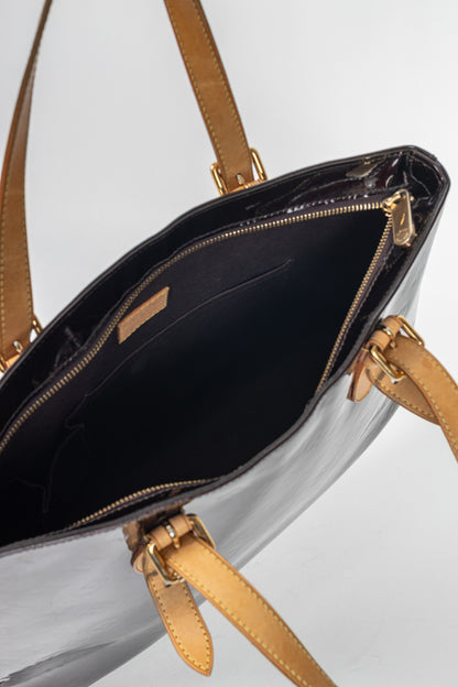 Louis Vuitton Brentwood Amarante Monogram Vernis Leather Tote