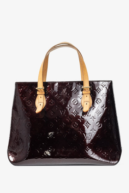 Louis Vuitton Brentwood Amarante Monogram Vernis Leather Tote