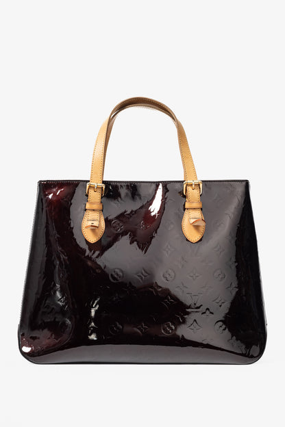 Louis Vuitton Brentwood Amarante Monogram Vernis Leather Tote