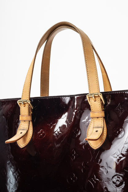 Louis Vuitton Brentwood Amarante Monogram Vernis Leather Tote
