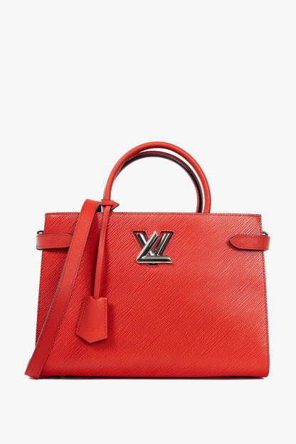 Louis Vuitton Twist Coquelicot Epi Leather Tote