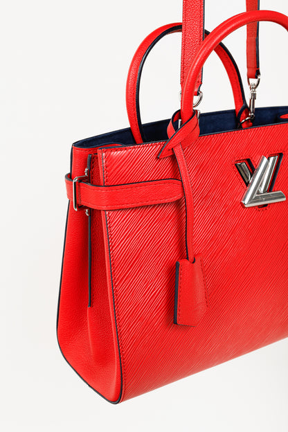 Louis Vuitton Twist Coquelicot Epi Leather Tote