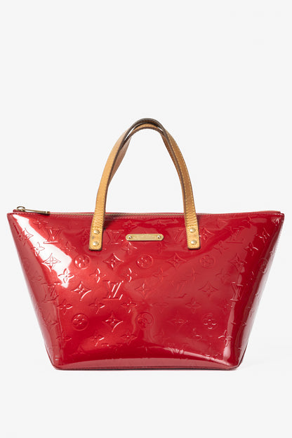 Louis Vuitton Bellevue PM Pomme D'Amour Monogram Vernis Tote