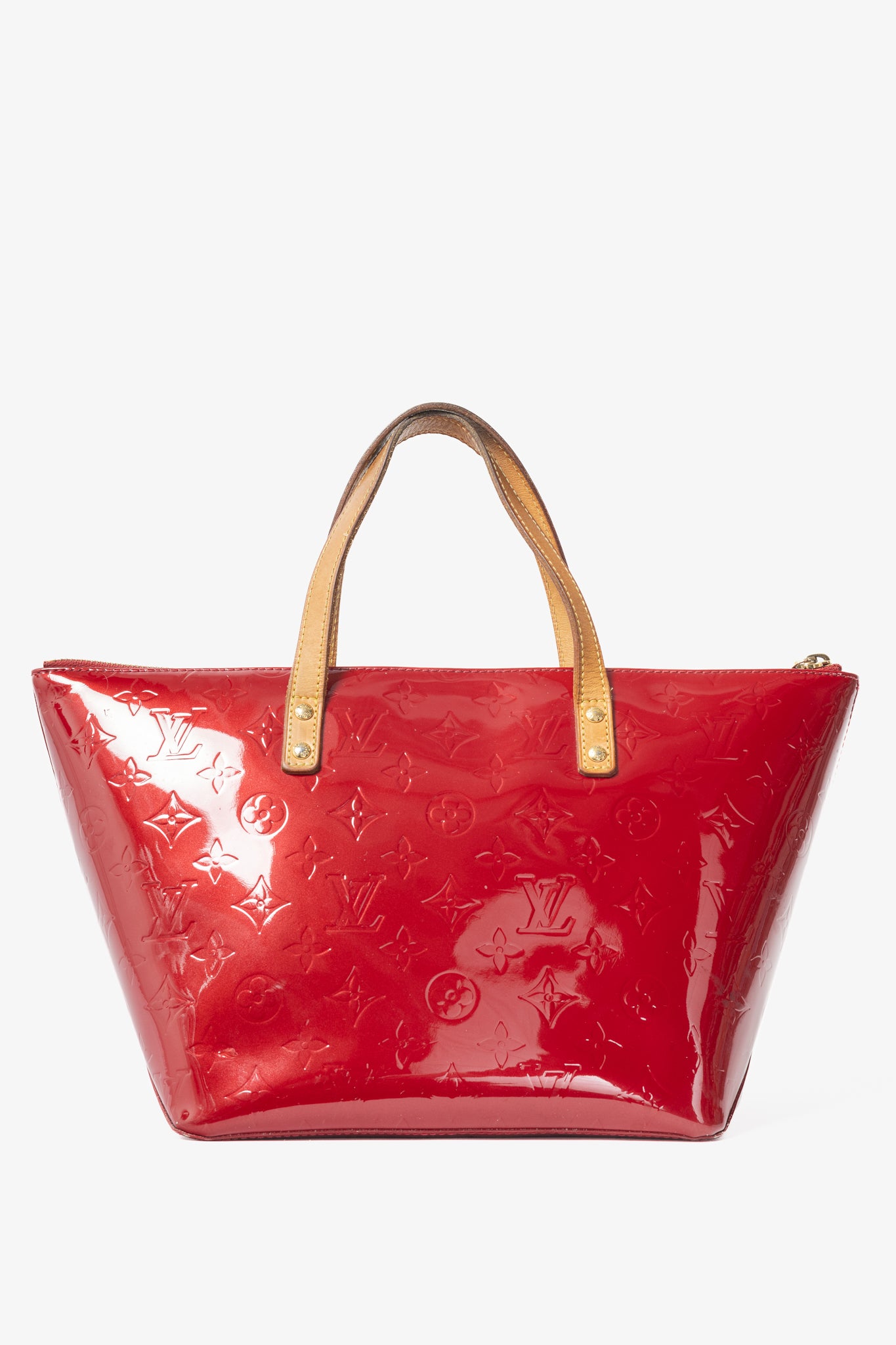 Louis Vuitton Bellevue PM Pomme D'Amour Monogram Vernis Tote