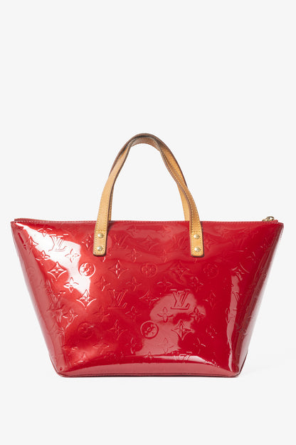 Louis Vuitton Bellevue PM Pomme D'Amour Monogram Vernis Tote