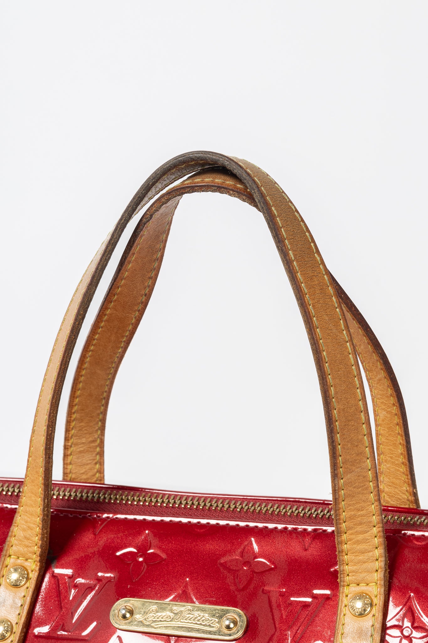 Louis Vuitton Bellevue PM Pomme D'Amour Monogram Vernis Tote