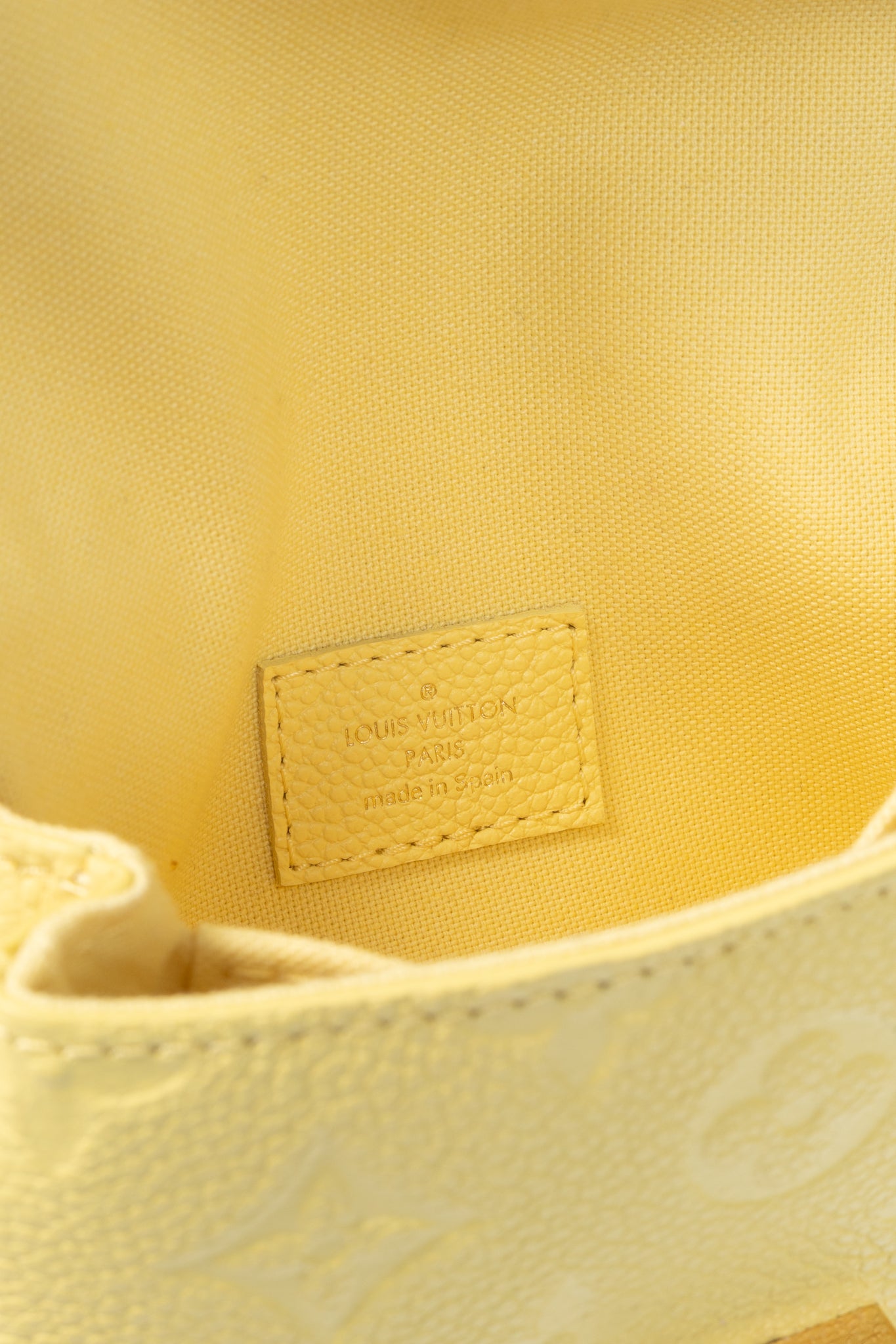Louis Vuitton Micro Metis Jaune Monogram Empreinte Leather Mini Bag