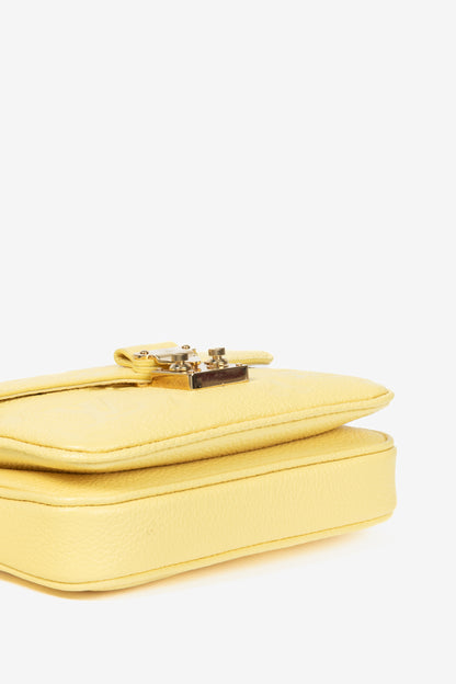 Louis Vuitton Micro Metis Jaune Monogram Empreinte Leather Mini Bag