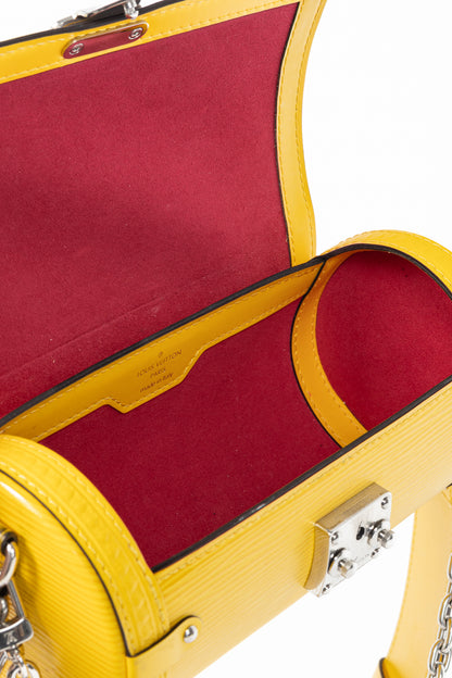 Louis Vuitton Papillon Trunk Jaune Epi Leather Handbag