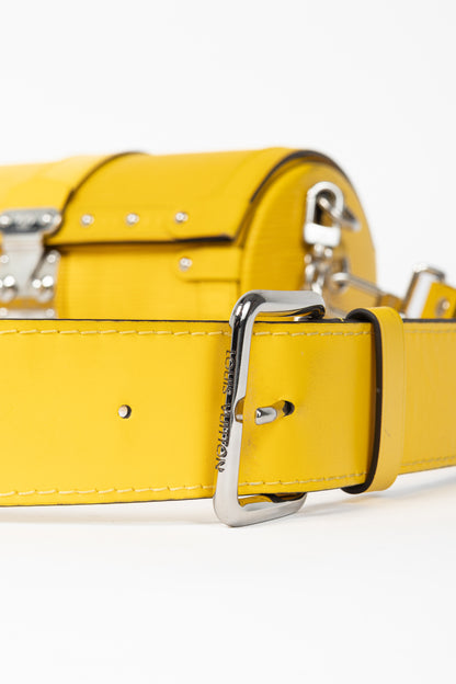 Louis Vuitton Papillon Trunk Jaune Epi Leather Handbag