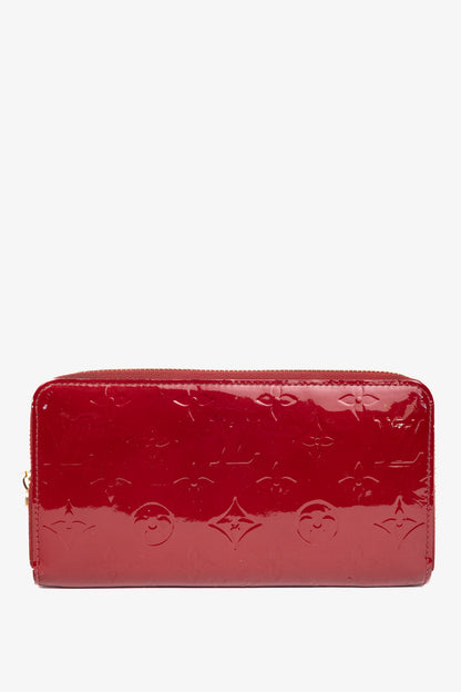 Louis Vuitton Zippy Pomme D'Amour Monogram Vernis Wallet