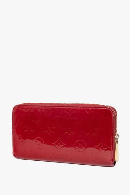 Louis Vuitton Zippy Pomme D'Amour Monogram Vernis Wallet