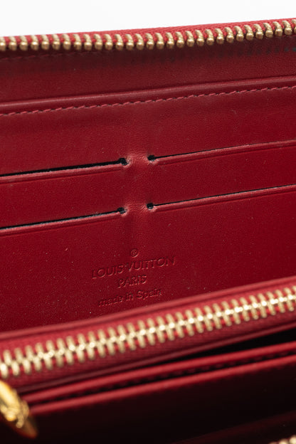 Louis Vuitton Zippy Pomme D'Amour Monogram Vernis Wallet