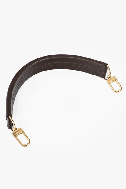 Louis Vuitton Brown Leather Bag Handle
