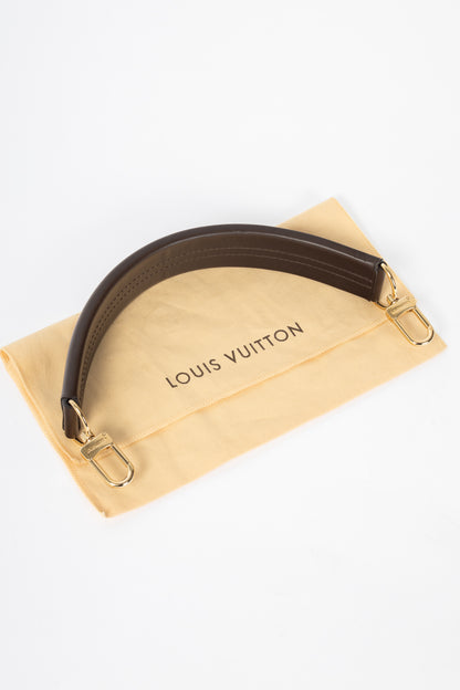 Louis Vuitton Brown Leather Bag Handle