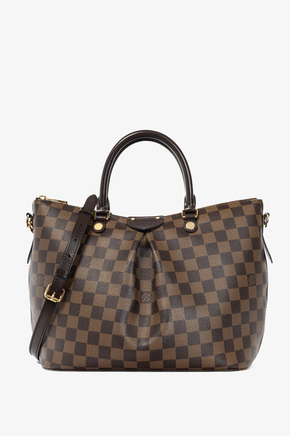Louis Vuitton Siena MM Damier Ebene Canvas Tote