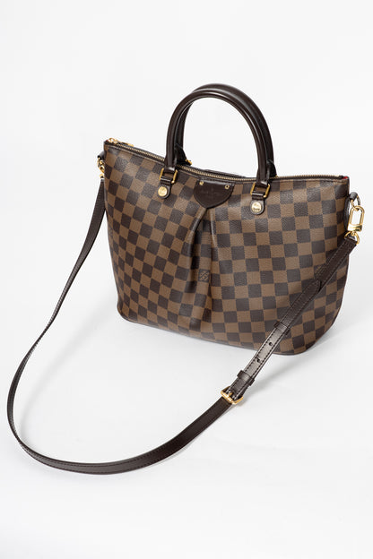 Louis Vuitton Siena MM Damier Ebene Canvas Tote