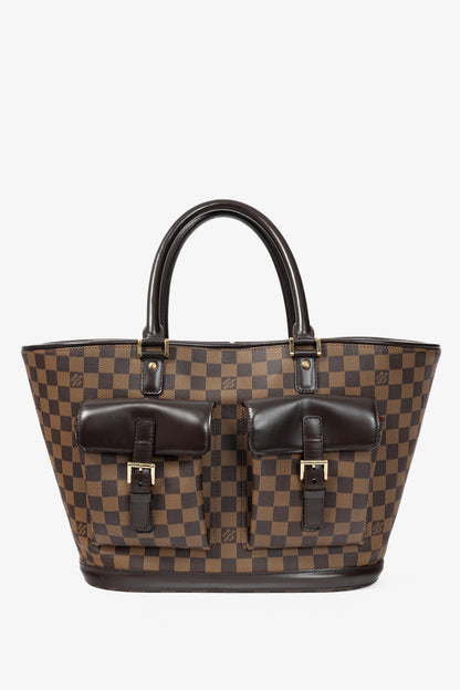 Louis Vuitton Manosque GM Damier Ebene Canvas Tote