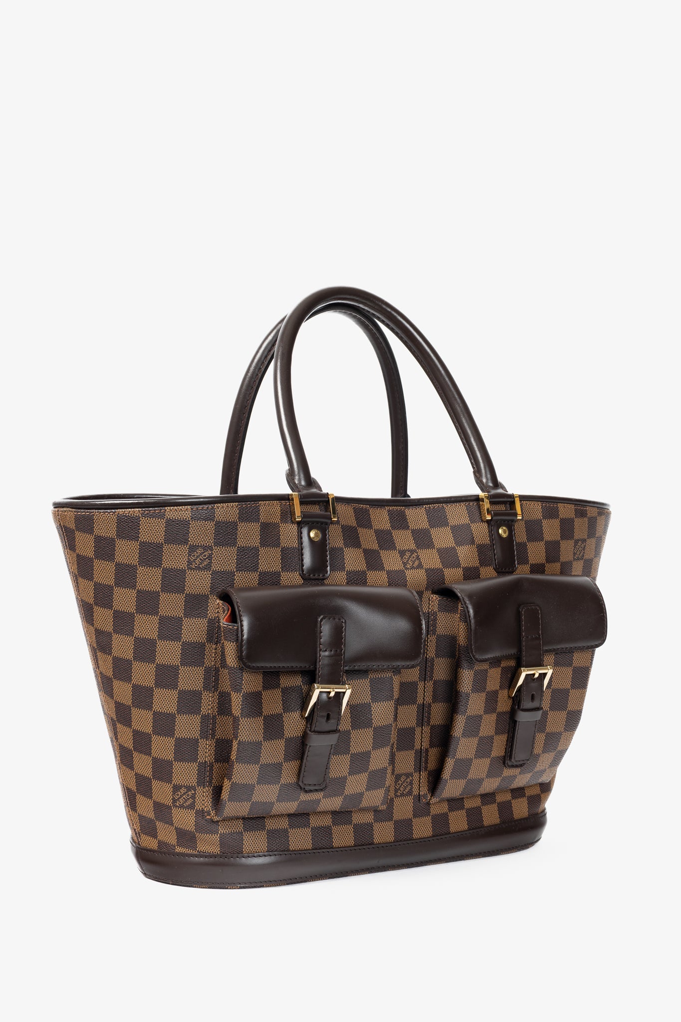 Louis Vuitton Manosque GM Damier Ebene Canvas Tote