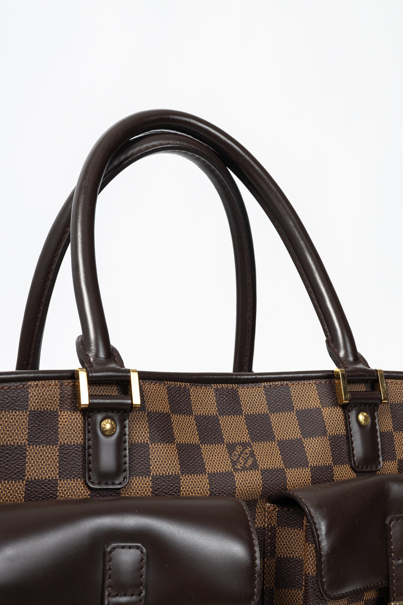 Louis Vuitton Manosque GM Damier Ebene Canvas Tote