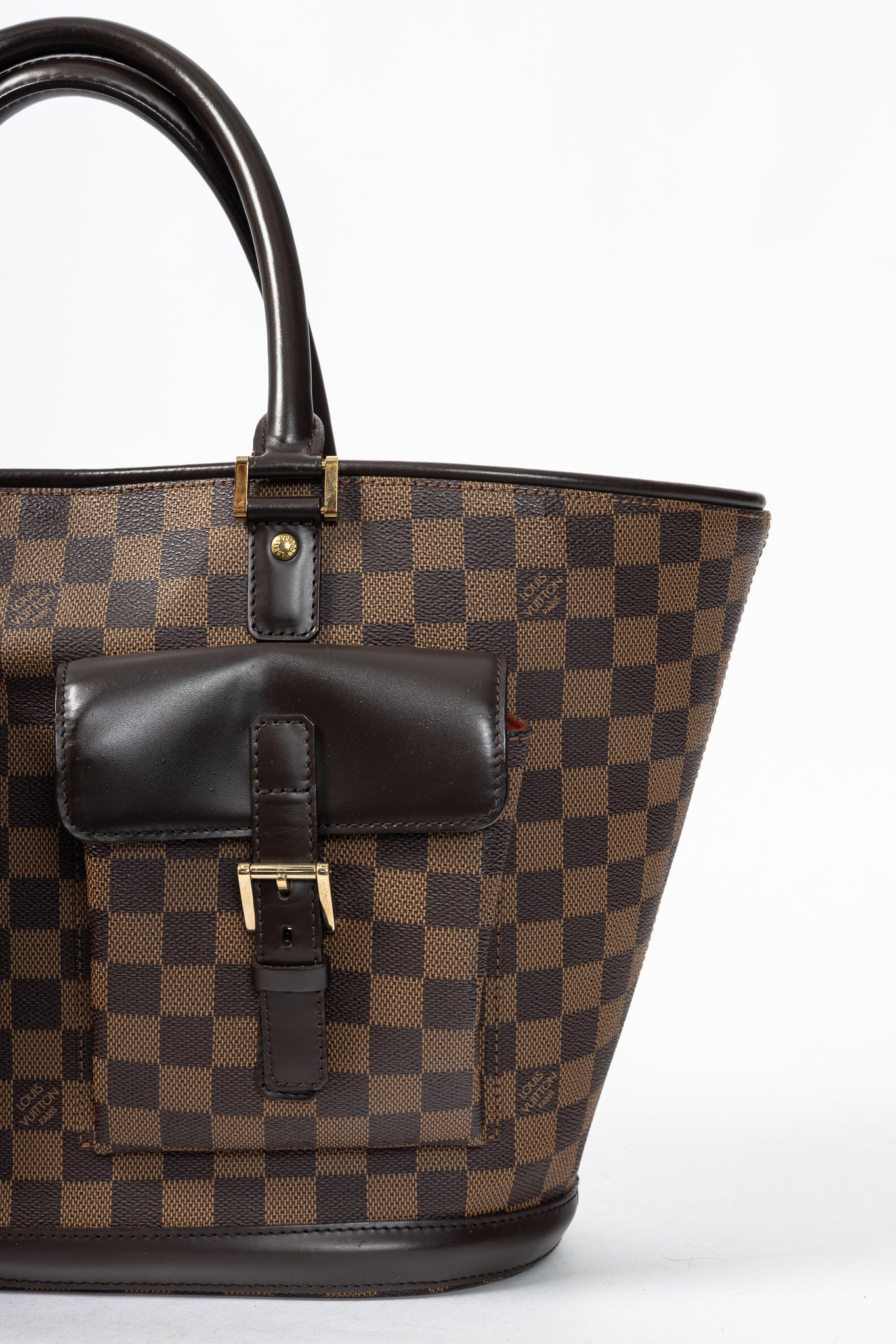 Louis Vuitton Manosque GM Damier Ebene Canvas Tote
