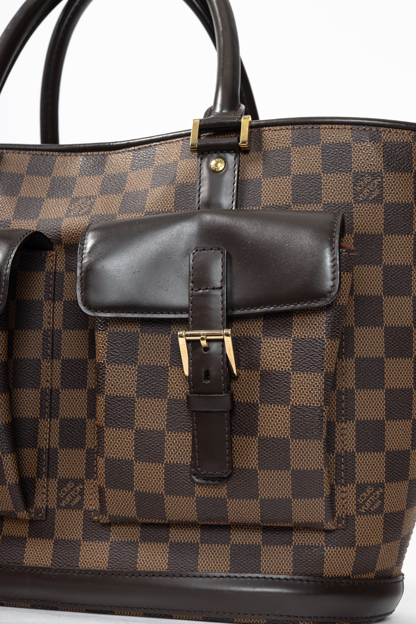 Louis Vuitton Manosque GM Damier Ebene Canvas Tote