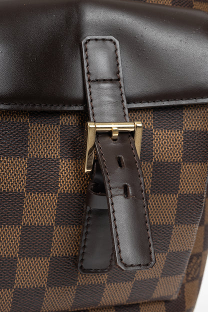 Louis Vuitton Manosque GM Damier Ebene Canvas Tote