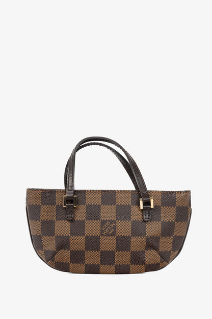Louis Vuitton Manosque GM Damier Ebene Canvas Mini Tote