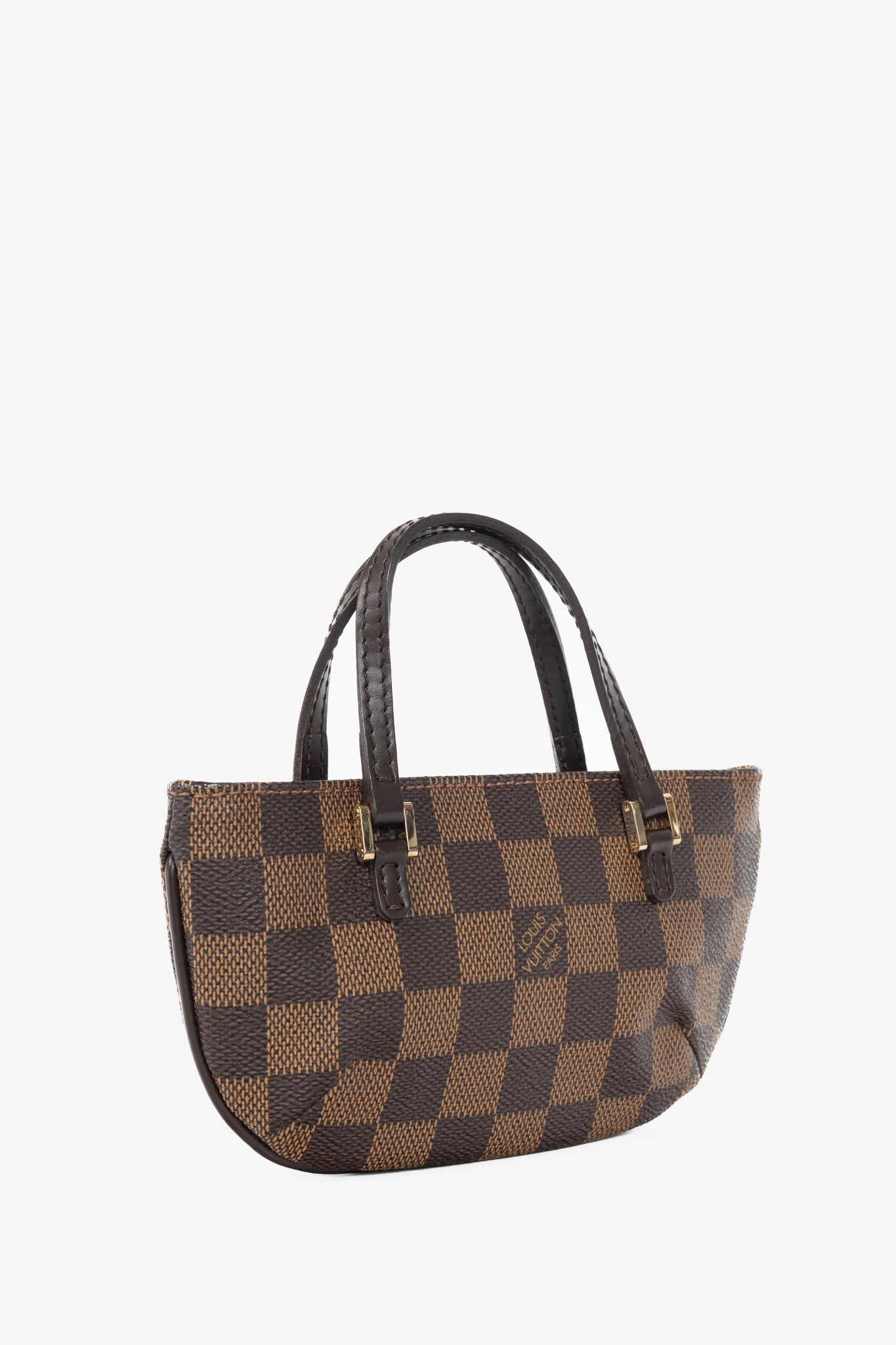 Louis Vuitton Manosque GM Damier Ebene Canvas Mini Tote