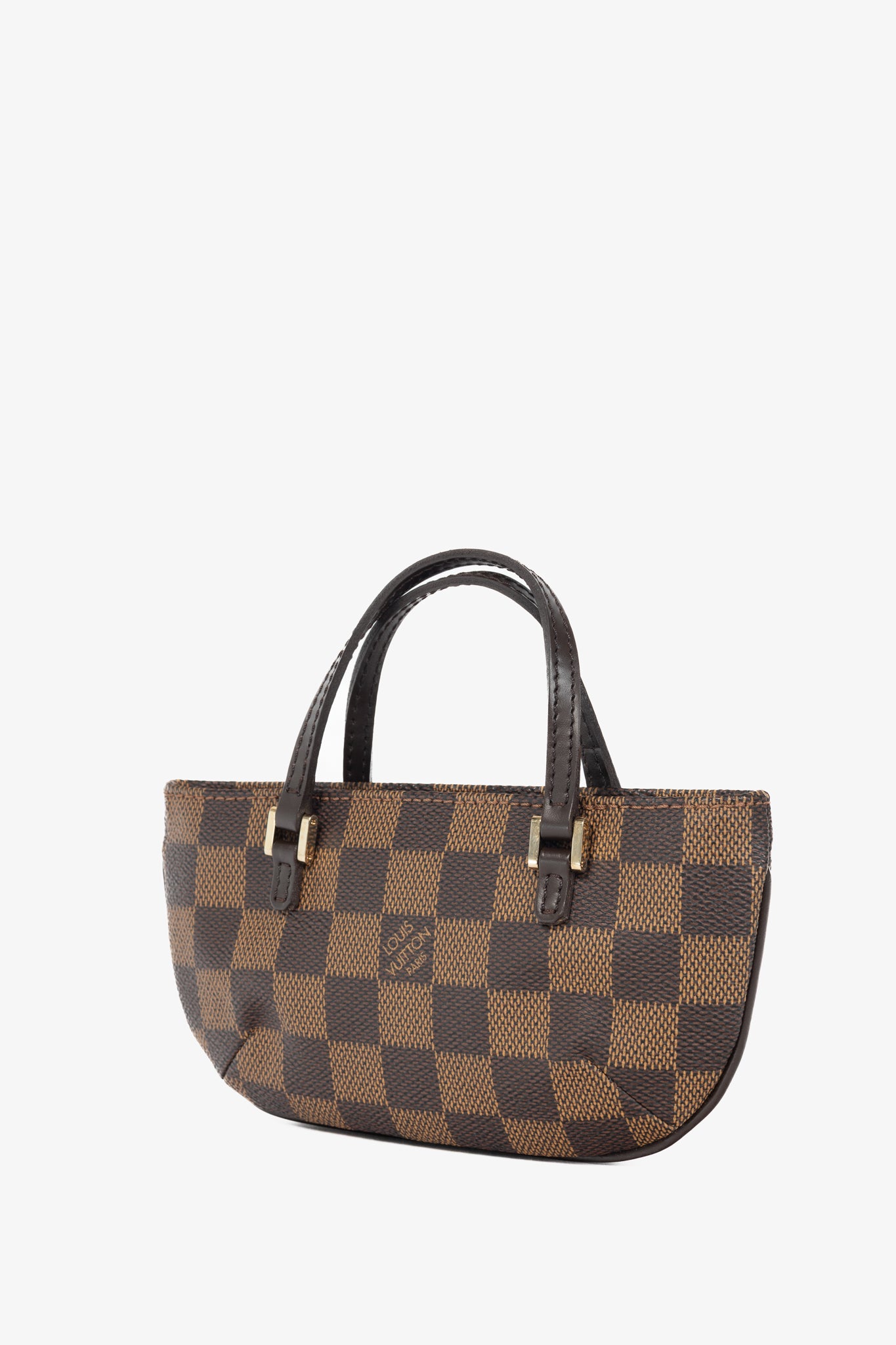 Louis Vuitton Manosque GM Damier Ebene Canvas Mini Tote