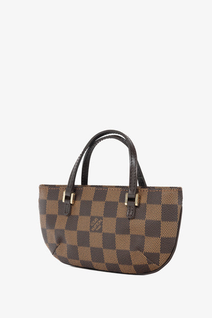 Louis Vuitton Manosque GM Damier Ebene Canvas Mini Tote
