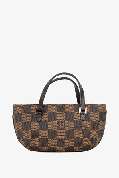 Louis Vuitton Manosque GM Damier Ebene Canvas Mini Tote
