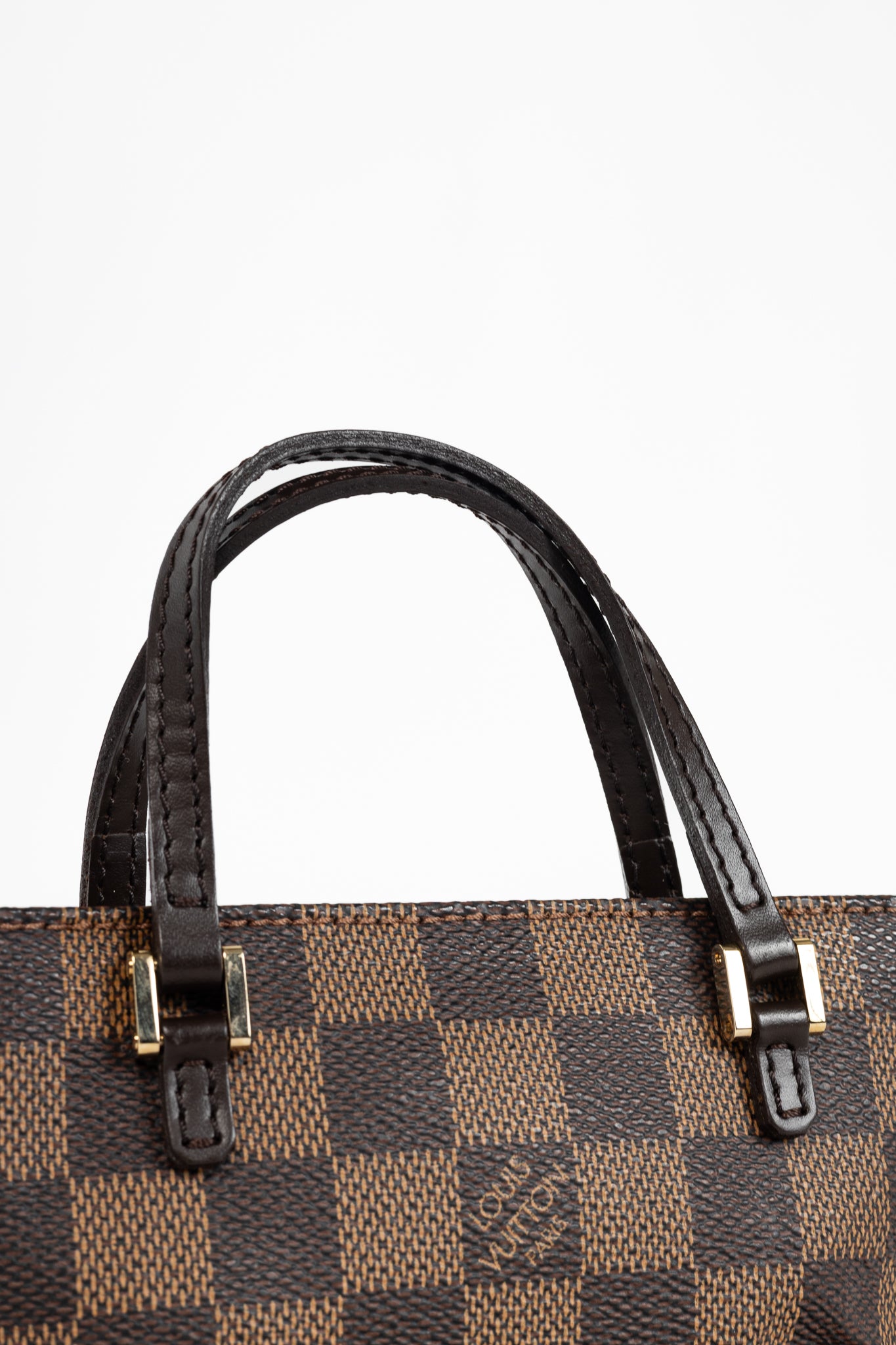 Louis Vuitton Manosque GM Damier Ebene Canvas Mini Tote