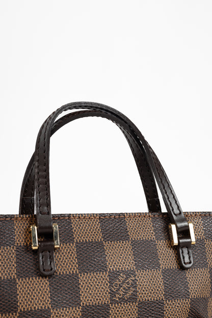 Louis Vuitton Manosque GM Damier Ebene Canvas Mini Tote