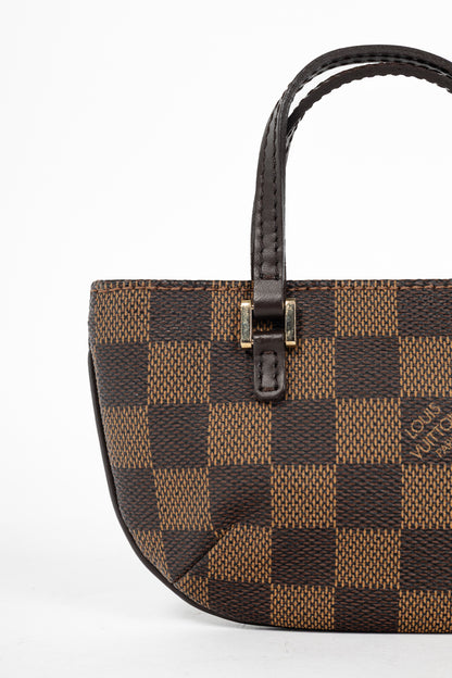 Louis Vuitton Manosque GM Damier Ebene Canvas Mini Tote