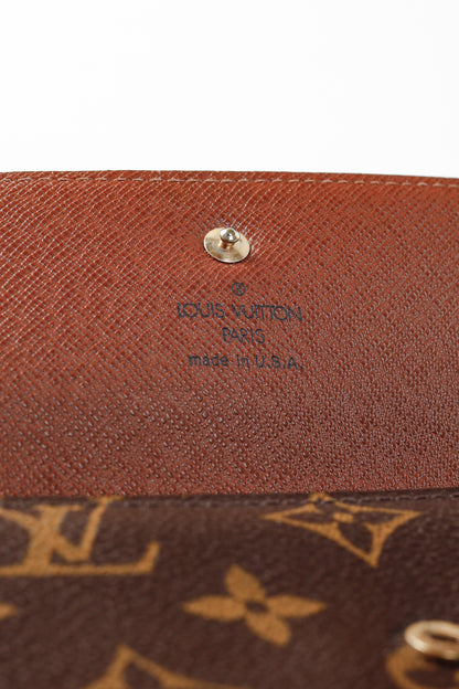 Louis Vuitton Brown Porte Tresor Monogram Canvas International Wallet