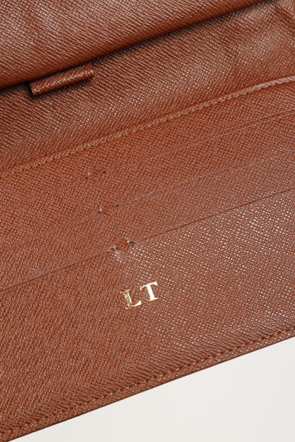 Louis Vuitton Brown Porte Tresor Monogram Canvas International Wallet