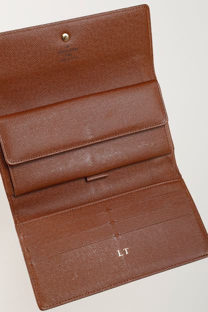 Louis Vuitton Brown Porte Tresor Monogram Canvas International Wallet
