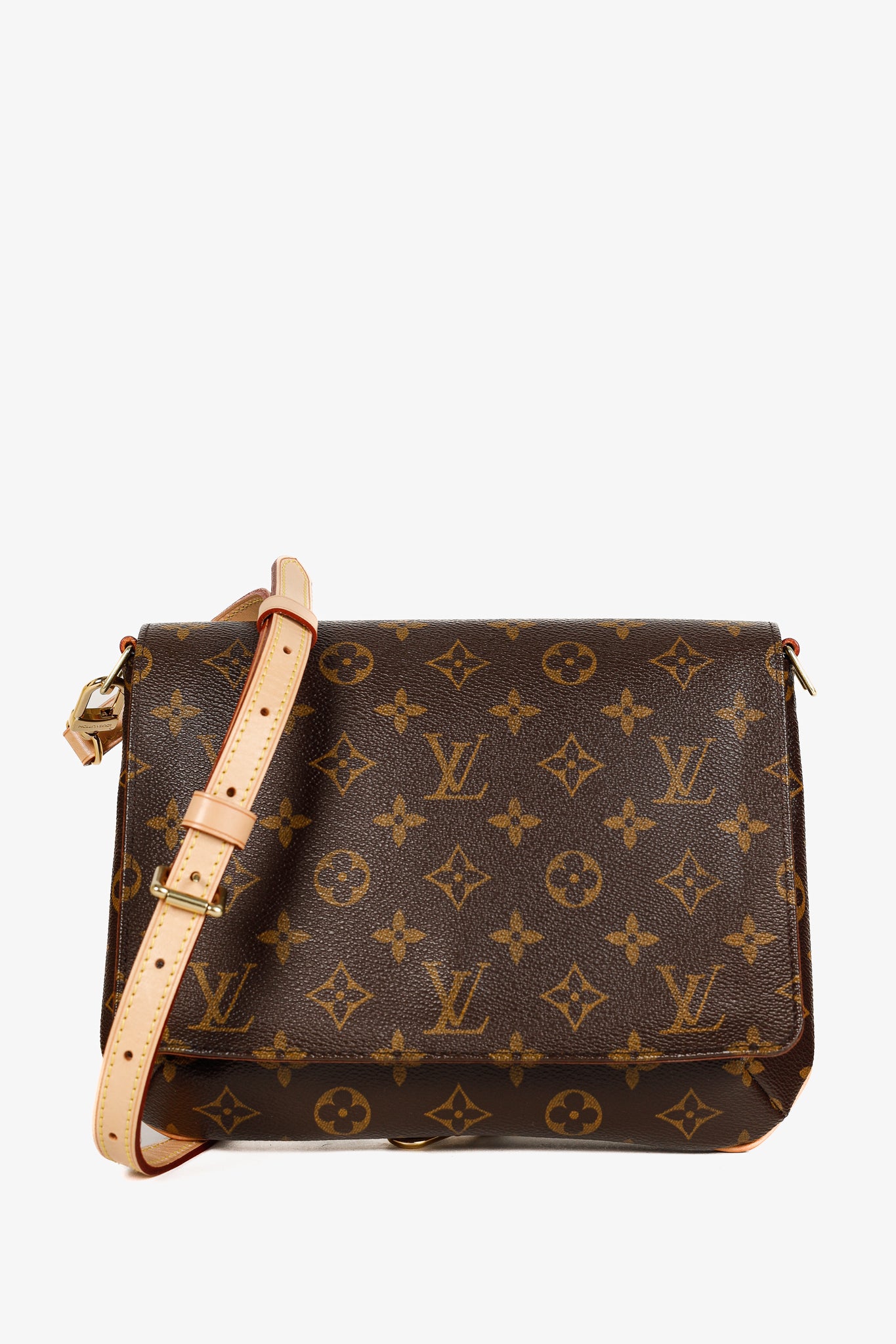 Louis Vuitton Musette Tango Monogram Canvas Messenger Bag