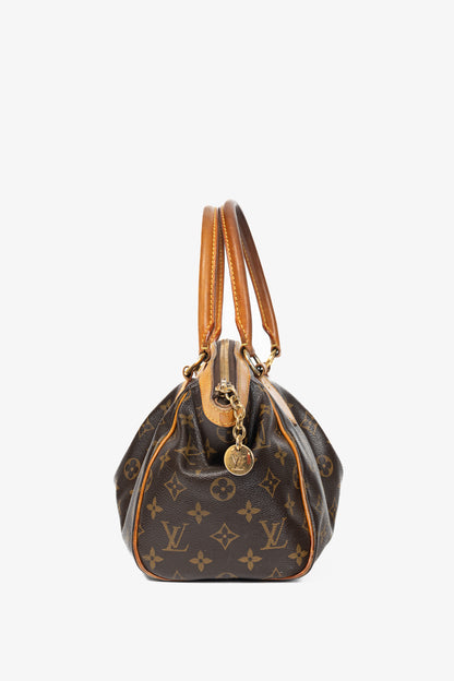 Louis Vuitton Tivoli PM Monogram Canvas & Leather-Trim Handbag