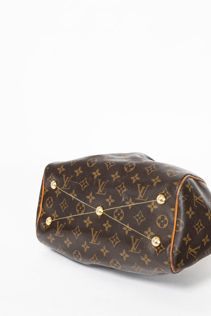 Louis Vuitton Tivoli PM Monogram Canvas & Leather-Trim Handbag