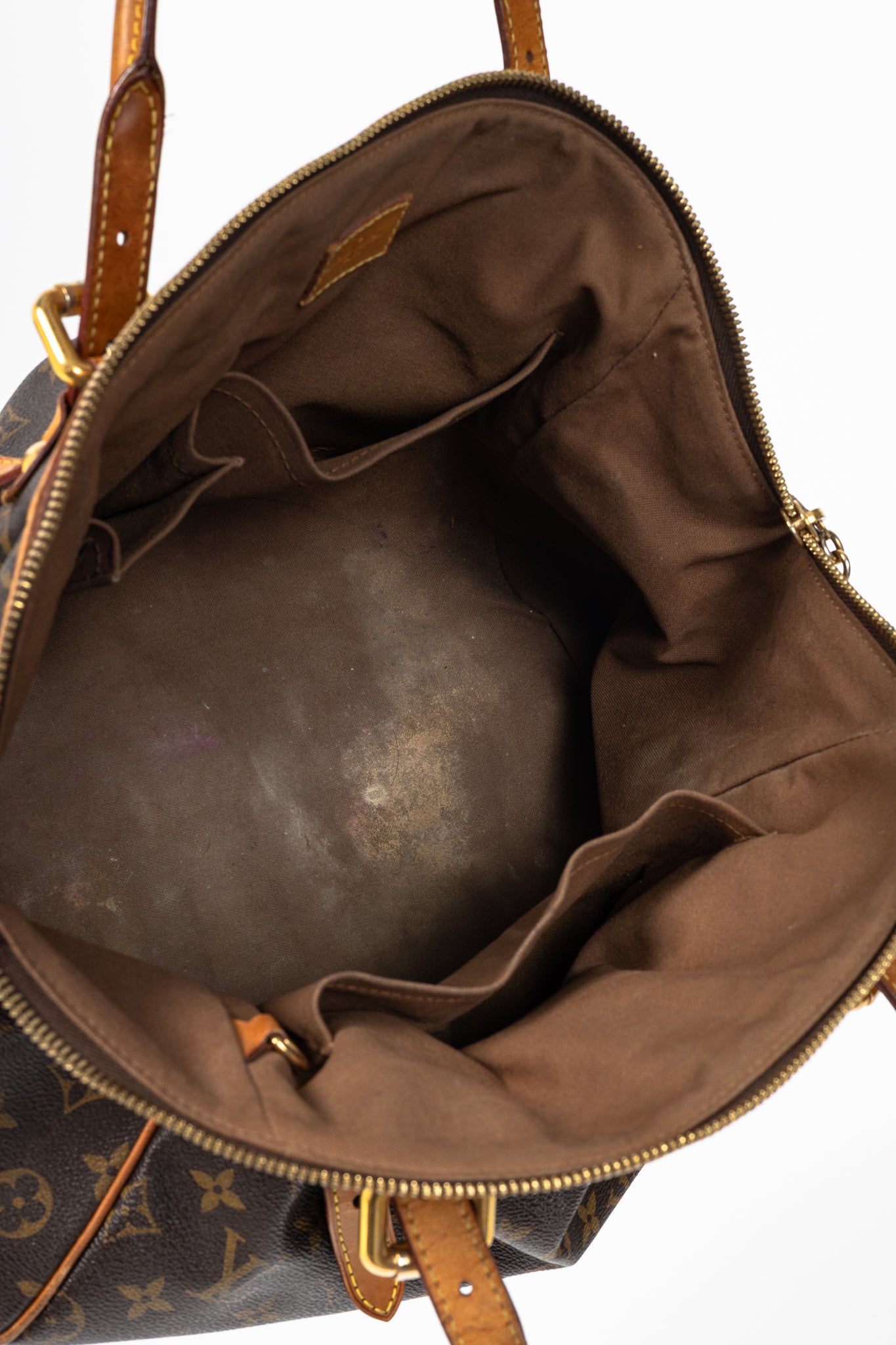 Louis Vuitton Tivoli GM Monogram Canvas & Leather-Trim Handbag