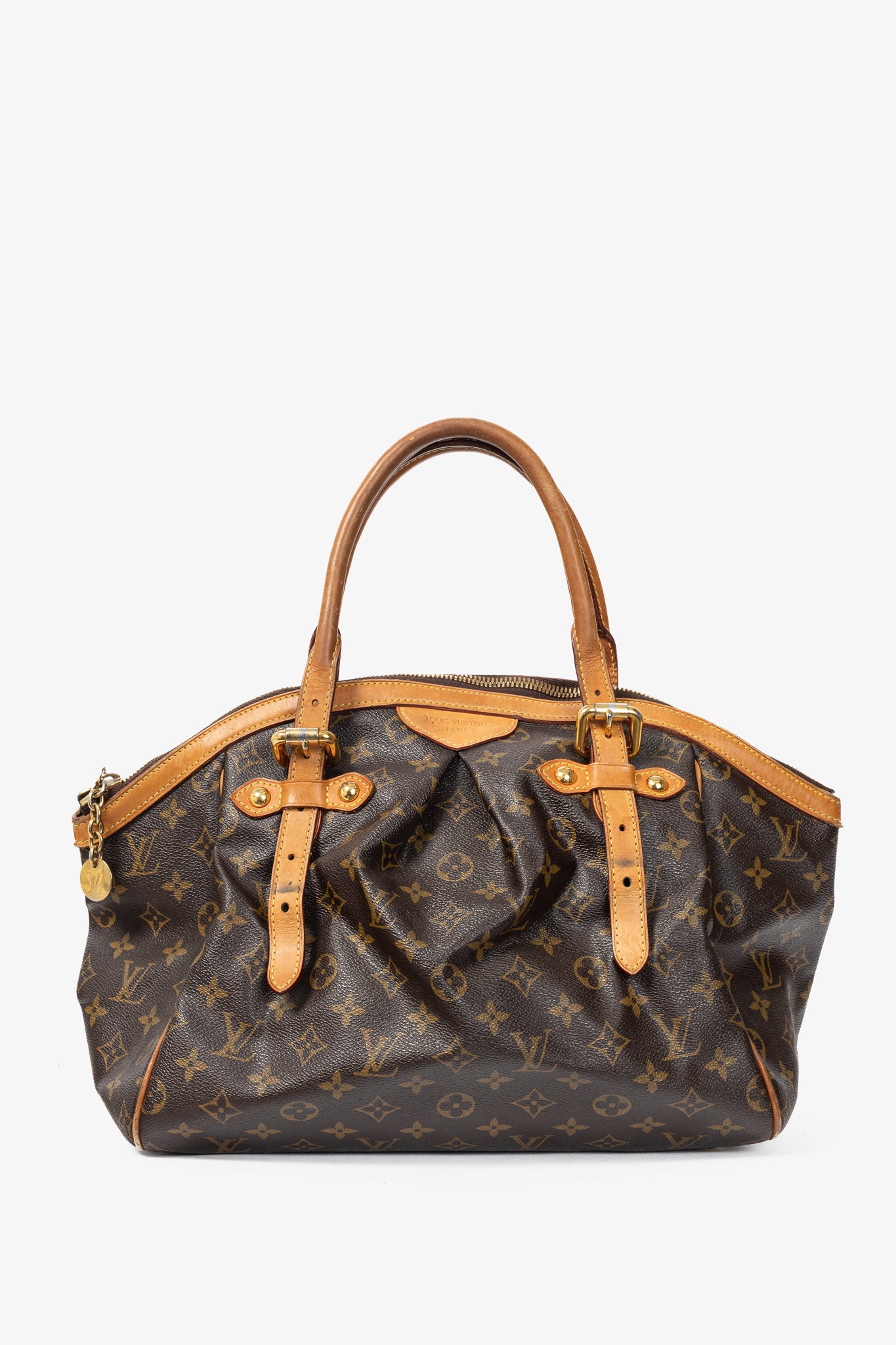 Louis Vuitton Tivoli GM Monogram Canvas & Leather-Trim Handbag