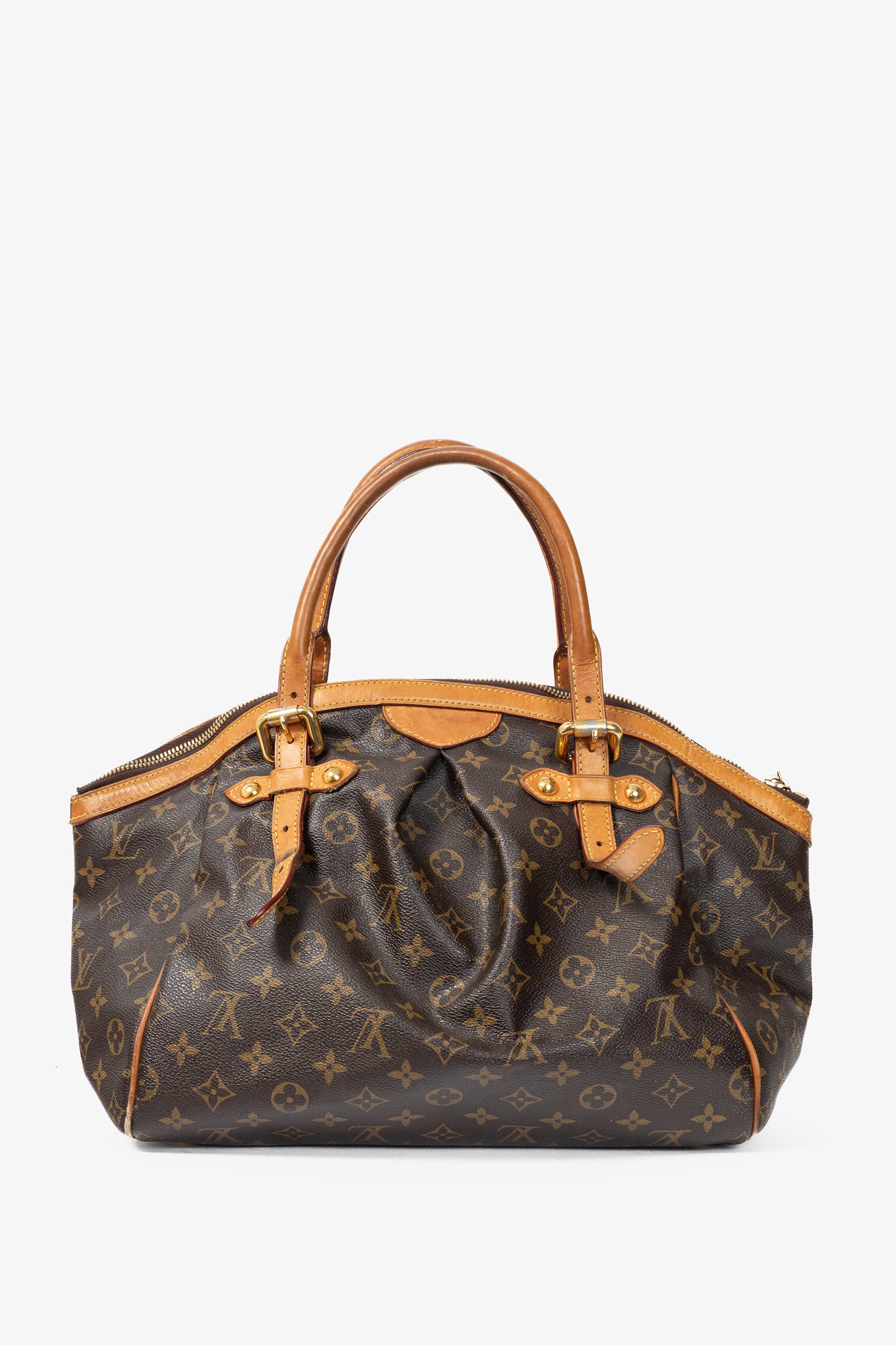 Louis Vuitton Tivoli GM Monogram Canvas & Leather-Trim Handbag