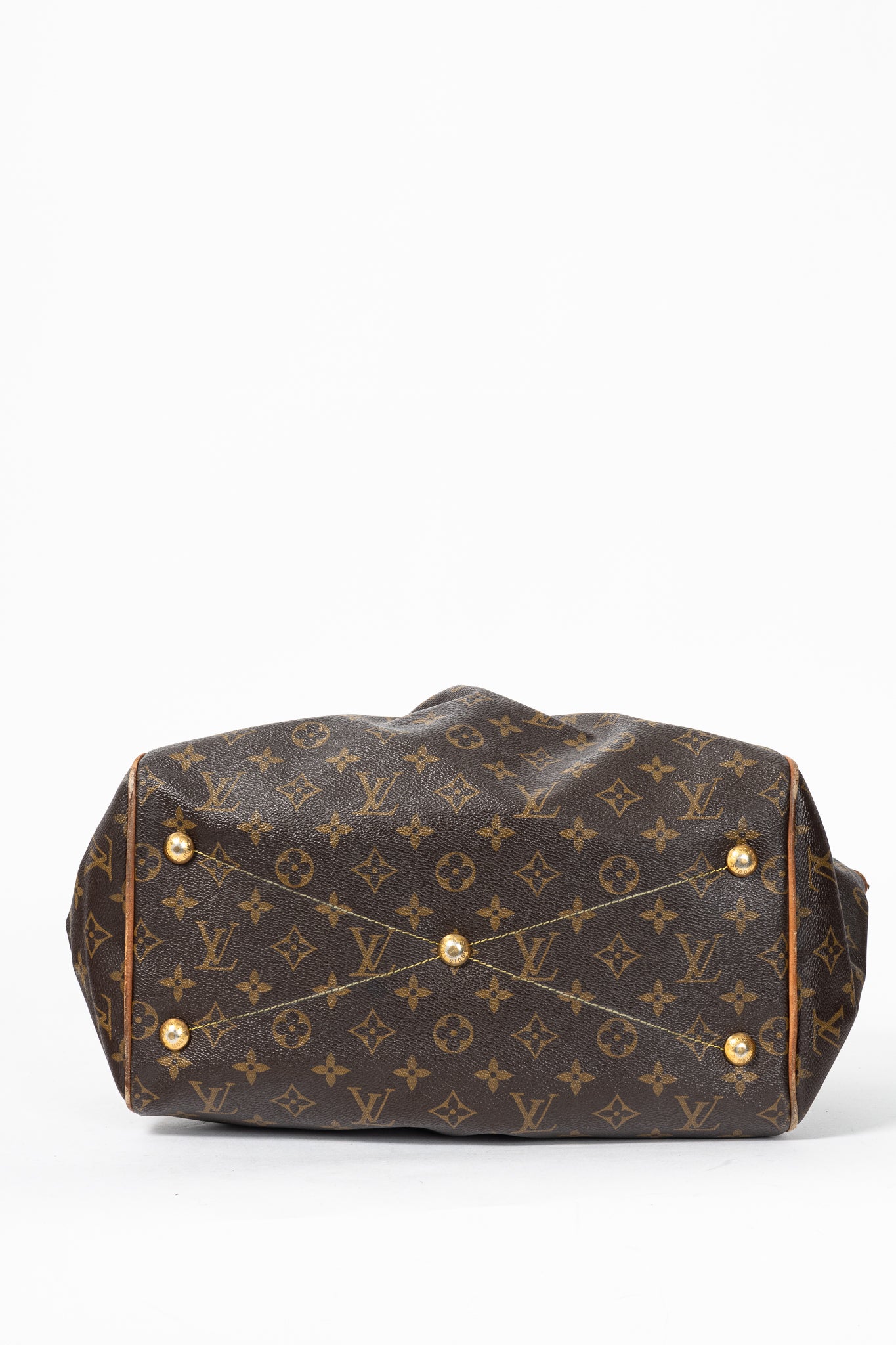Louis Vuitton Tivoli GM Monogram Canvas & Leather-Trim Handbag