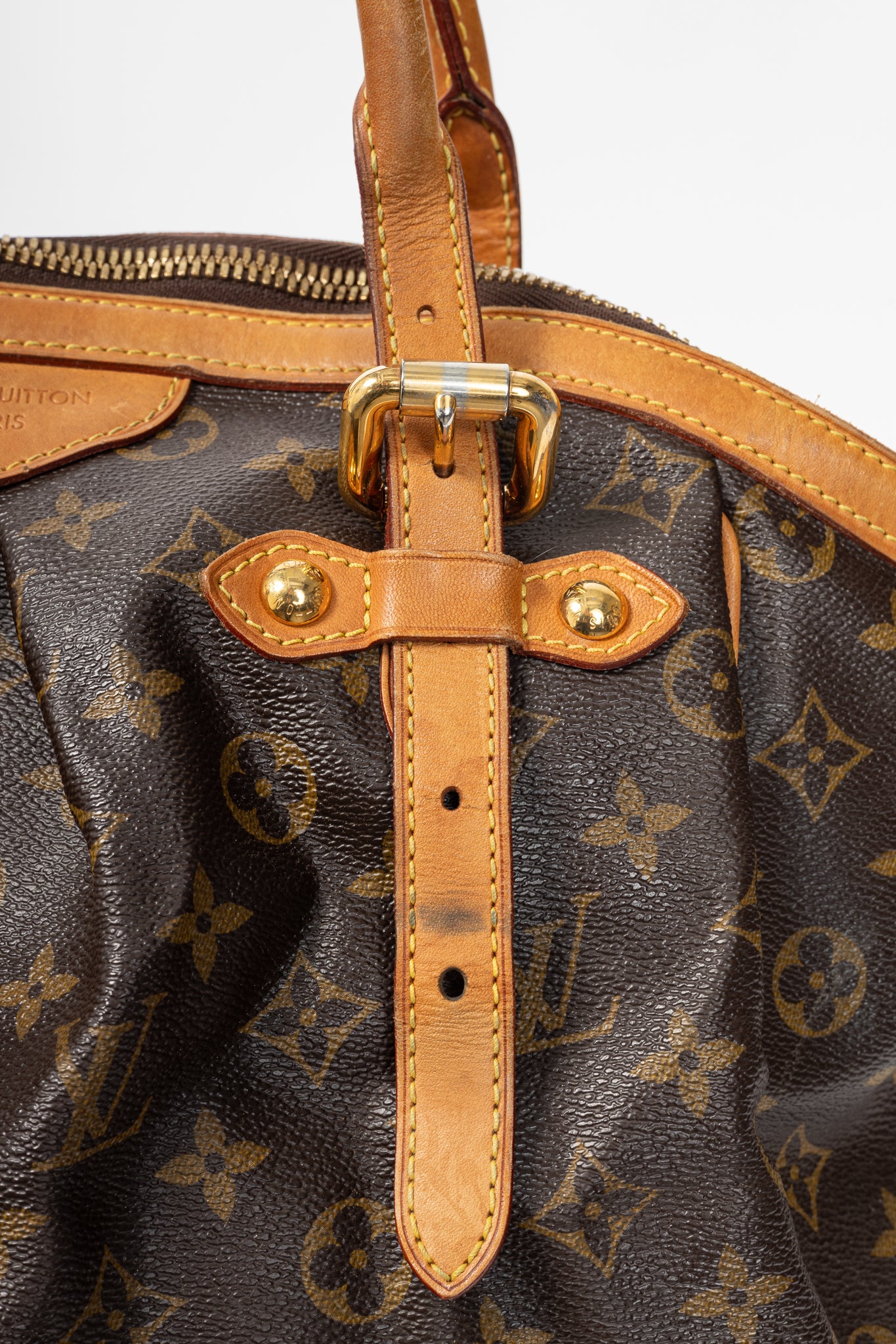 Louis Vuitton Tivoli GM Monogram Canvas & Leather-Trim Handbag